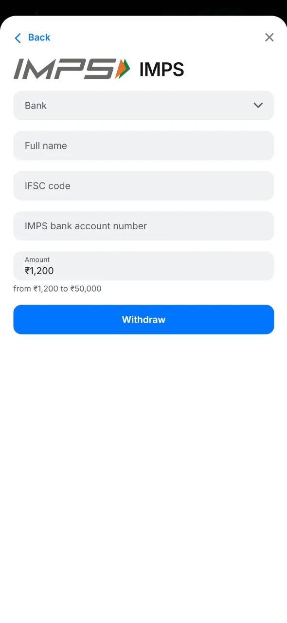 Withdraw your winnings after successful Aviator sessions.